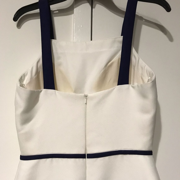 One of a Kind white and blue dress - Picture 5 of 7